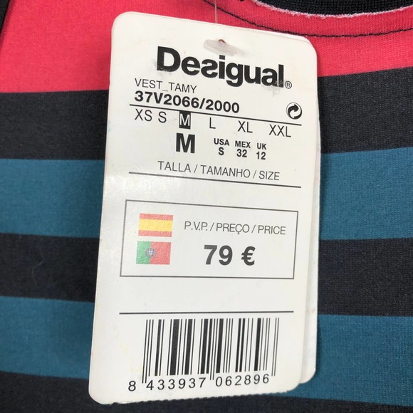 Desigual Womens Medium Striped Sheath Dress - Picture 5 of 8